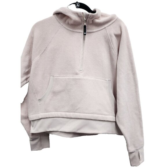 FLX Womens Hoodie Large Pink Half Zip Pullover Sweatshirt Active Athleisure - Picture 1 of 10